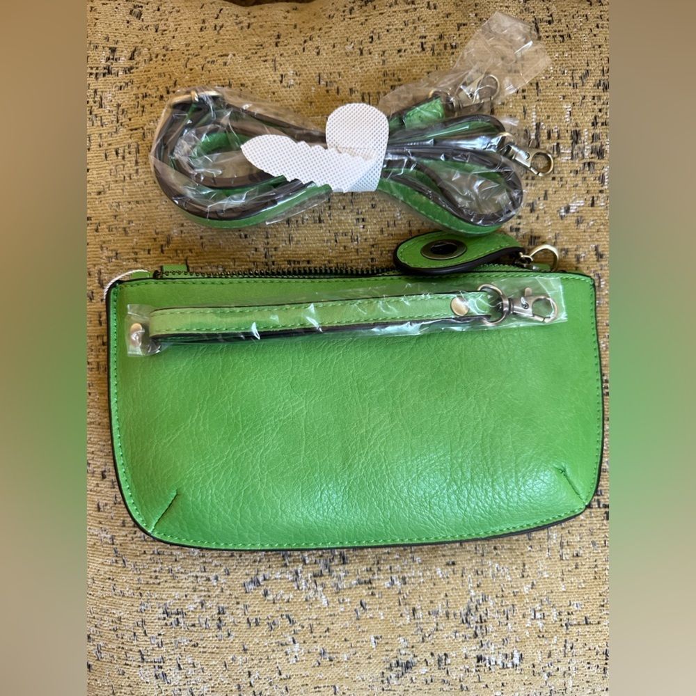 Joy Susan three way mini cross body GREEN NWT